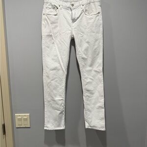 7 For All Mankind White Denim Jeans